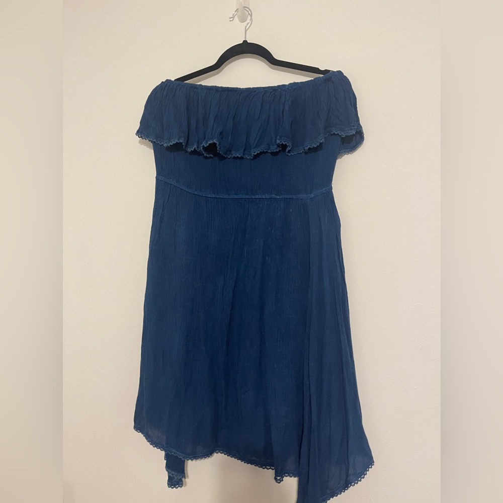 Beach by Exist new with tags strapless blue dress in size Large